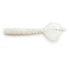 Nalucă Soft Aji Finesse Hila Mustad - 4.3cm, Alb Luminos, 12buc - 1