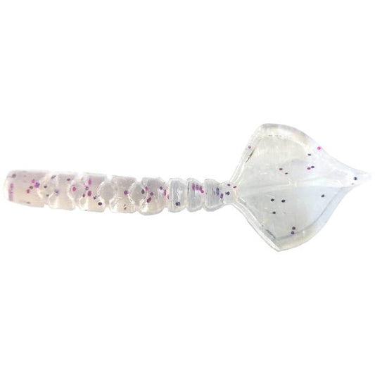 Nalucă Soft Aji Finesse Hila Mustad - 4.3cm, Clear Purple Glitter - 1