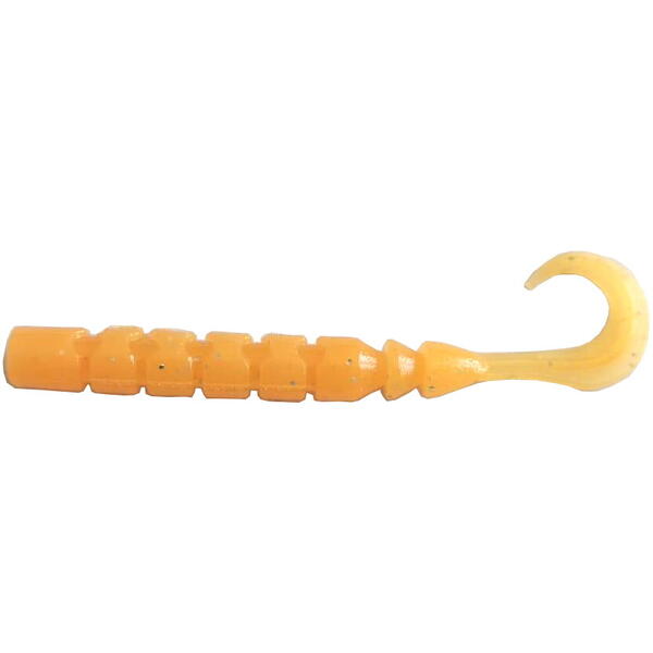 Nalucă Soft Aji Finesse Micro Mustad - Portocaliu Luminescent, 6.4cm - 1