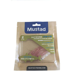 Nalucă Soft Aji Micro Bachi Mustad - Clear Red Glitter, 5cm - 2