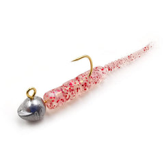 Nalucă Soft Aji Micro Bachi Mustad - Clear Red Glitter, 5cm - 4