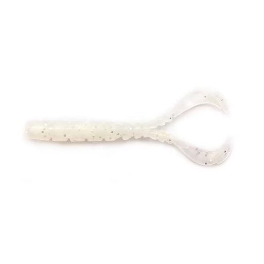 Nalucă Soft Aji Micro Chiki Mustad - White Glow, Pescuit Ultra Light - 1