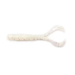Nalucă Soft Aji Micro Chiki Mustad - White Glow, Pescuit Ultra Light - 1