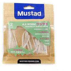 Nalucă Soft Aji Micro FLA Mustad - 5cm, Clear Silver Glitter - 3