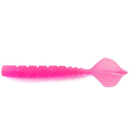 Nalucă Soft Aji Micro Hila Mustad - UV Clear Pink, Ultra-Atrăgătoare - 1