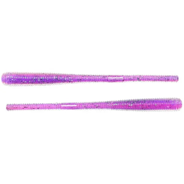 Nălucă Soft Finesse Worm Live Target - Purple/Pink, 11.4cm, 10 buc