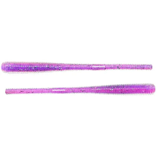 Nălucă Soft Finesse Worm Live Target - Purple/Pink, 11.4cm, 10 buc