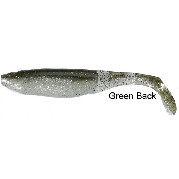 Nalucă Soft Flex Cutt Berkley - Verde Spate, 7,5cm, 10 buc.