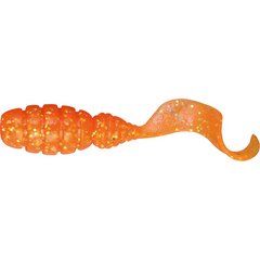Nalucă Soft Goodmeal Grub Jackall - Portocaliu Gold Flake, 8buc - 1