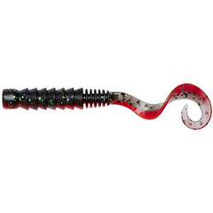 Nălucă Soft Grub Savage Gear - Roșu&Negru, 5cm, 8 buc/pl
