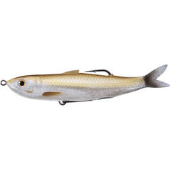 Nalucă Soft Hollow Body Shiner Live Target - 11.5cm, Amber/Silver Flake