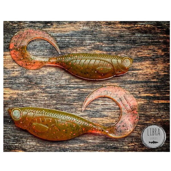 Nălucă Soft Libra Embrion Twist Tail 4cm - Atractivă, Universală