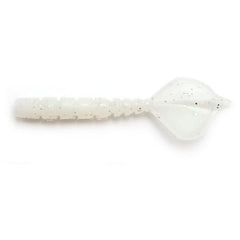 Nalucă Soft Micro Hila Aji Mustad - White Glow Glitter, 4.3cm - 1