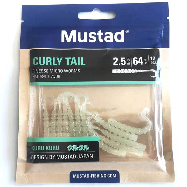 Nalucă Soft Mustad Nalu AJI Finesse Micro UV - Clear Red Glitter, 6.3cm - 2