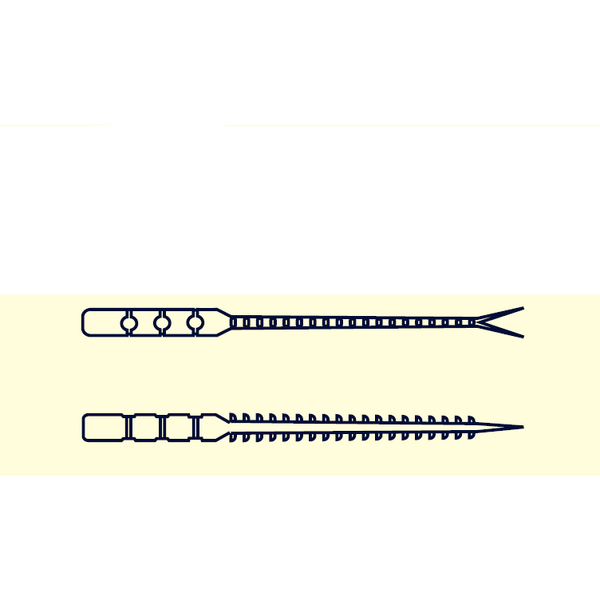 Nalucă Soft Mustad Nalu Aji Micro Bachi 5cm UV - Pescuit Finesse - 2