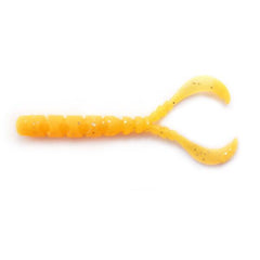 Nalucă Soft Mustad Nalu Aji Micro Chiki - Portocaliu Glow, Glitter - 1