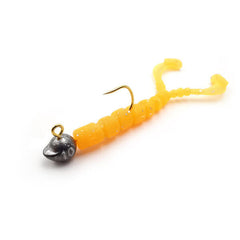 Nalucă Soft Mustad Nalu Aji Micro Chiki - Portocaliu Glow, Glitter - 3