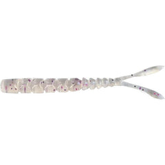 Nalucă Soft Mustad Nalu Aji Split Tail - Clear Purple Glitter, 5cm - 1