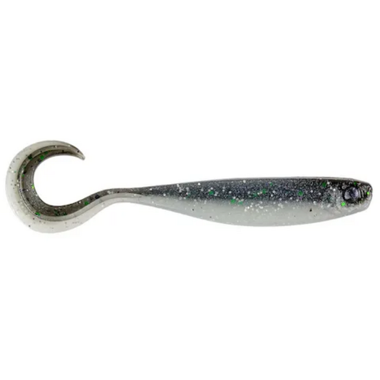 Nalucă Soft Mustad Shad Mezashi Curly Tail - Anșoa, Eficiență Maximă
