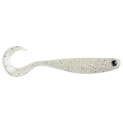 Nalucă Soft Mustad Shad Mezashi Curly Tail Minnow - Culoare Irizantă, 9cm