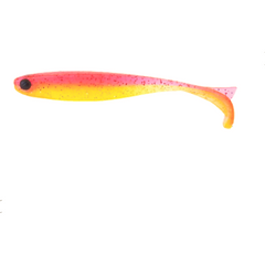 Nalucă Soft Mustad Shad Mezashi Tail Minnow 7.6cm - Roz Șocant, Atractivitate Maximă