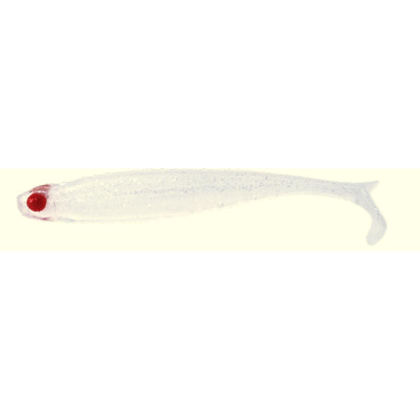 Nalucă Soft Mustad Shad Mezashi Z Minnow - 7.6cm, Prădători Marin