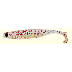 Nalucă Soft Mustad Shad Mezashi Z Minnow - Efect Sclipitor, 8.8cm