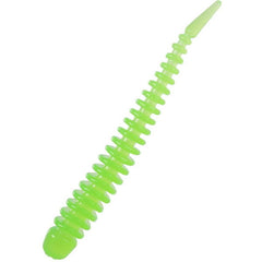 Năluca Soft NALUCA KUGI Nomura - 5cm Hot Green, 12buc/plaseu, Flexibilă