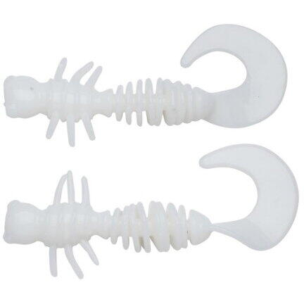 Nălucă Soft NALUCA POWER CURLY Berkley - Cârlig Integrat, 4cm, 12buc