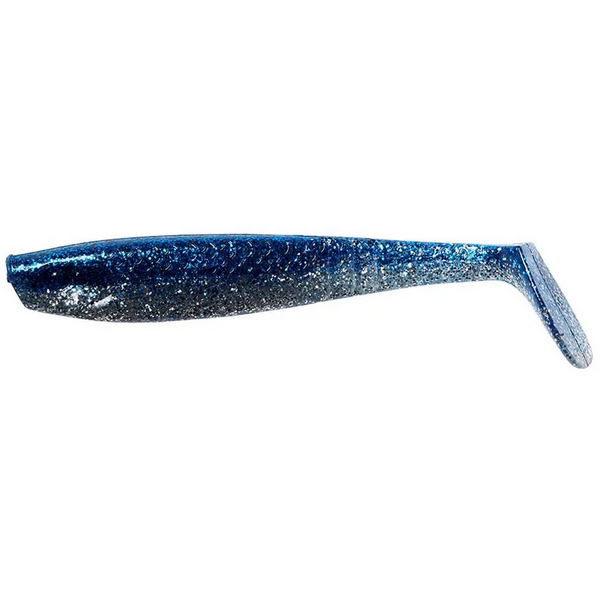 Nalucă Soft Paddletail DAM Shad - 6,5cm, Vibrație Intensă, Blue Silver
