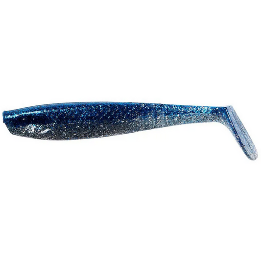 Nalucă Soft Paddletail DAM Shad - 6,5cm, Vibrație Intensă, Blue Silver
