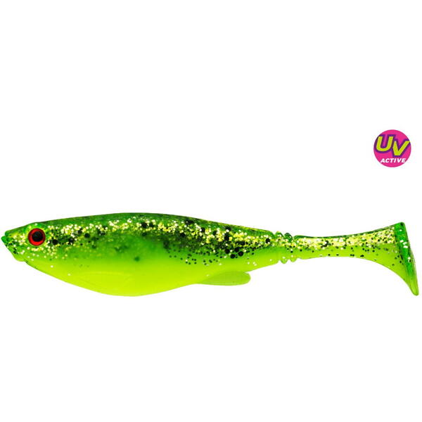 Nalucă Soft Prorex Belly Shad DAIWA - 6cm, Chart. Shocker, 4buc