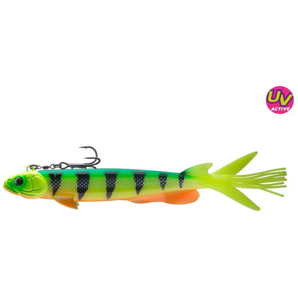 Nalucă Soft Prorex V-Marley Pelagic Daiwa - Firetiger, Acțiune Realistă