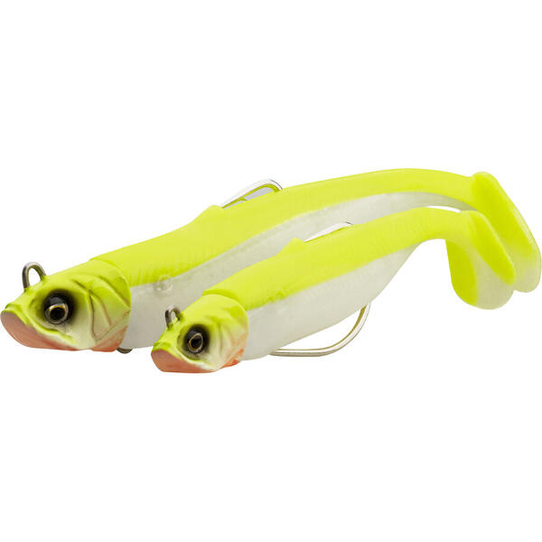 Nalucă Soft Shad Minnow Savage Gear - Sinking, White Pearl Silver - 4