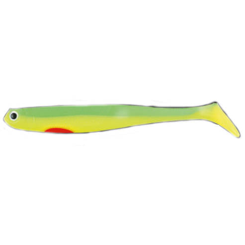 Nălucă Soft Shad NOMURA Original - Chart Yellow Red, 6 buc