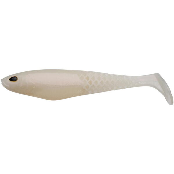 Nălucă Soft Shad PowerBait Berkley - Perlă Albă, Atractivitate Maximă