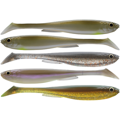 Nălucă Soft Shad Prorex Slim Daiwa - Set 5buc, Culori Mix, 7.5cm - 1