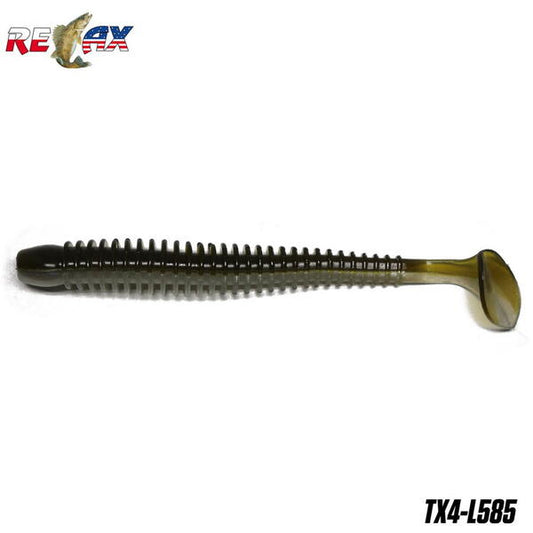Nalucă Soft Shad Texas 10cm - Laminat L585, Atracție Garantată