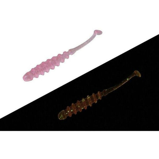 Nalucă Soft Shad Tidebeat JACKALL - Ochiami Glow Crush, 8 buc/pl - 1