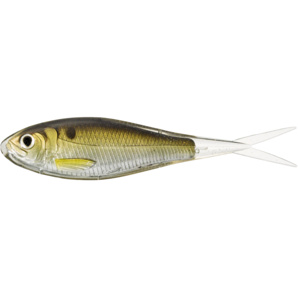 Nalucă Soft Skip Shad Live Target - Acțiune Ireală, Argintiu/Maro - 1