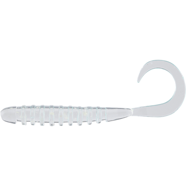 Nălucă Soft Tide Curly Jackall - 2 Inch, Clear Glow Crush - 1