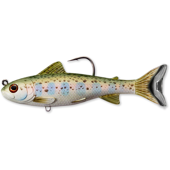 Nalucă Soft Trout Parr Swimbait Live Target - Imitație Păstrăv, 13.1cm