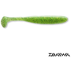Nalucă Soft Twister D.FIN DAIWA - 7.5cm, Chartreuse, 10 buc