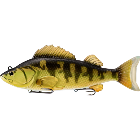 Nalucă Swimbait Live Target Yellow Perch - Realism Uimitor, 13,4cm/35g