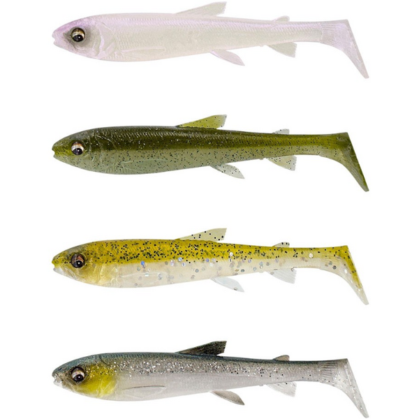 Năluci Soft 3D Whitefish Mix Savage Gear - 9cm, Atracție Garantată