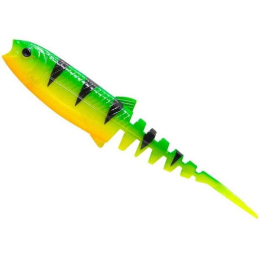 Năluci Soft Cannibal Minnow Savage Gear - 10cm, Efect Firetiger