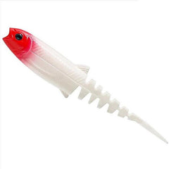 Năluci Soft Cannibal Minnow Savage Gear - Red Head, 10cm, Pachet 4buc