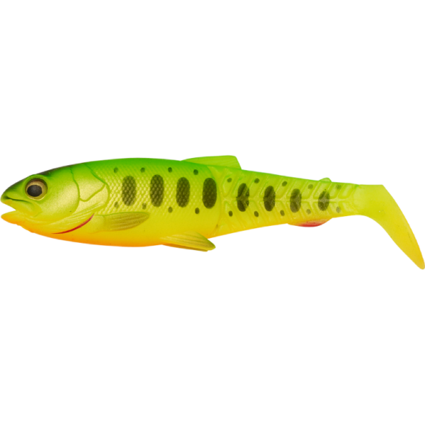 Năluci Soft Cannibal Savage Gear - 6.5cm, 4g, Firetiger, 4 buc