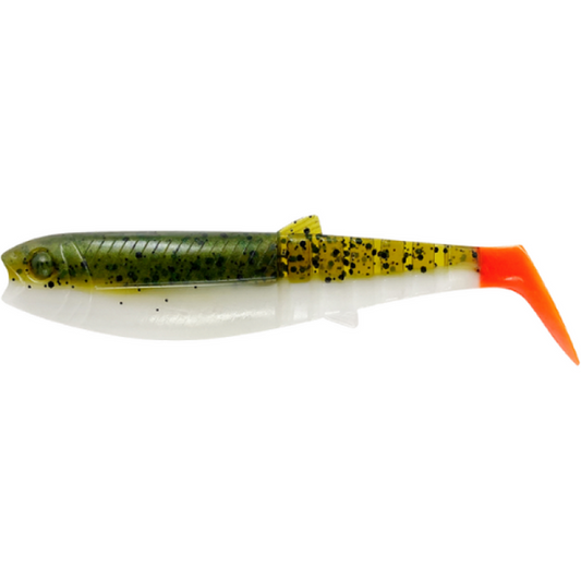 Năluci Soft Cannibal Savage Gear - 6.8cm, Olive Hot Orange, 5buc