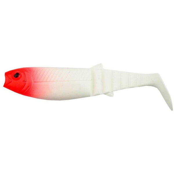 Năluci Soft Cannibal Shad Savage Gear - 6.8cm, Cap Roșu, 5 buc